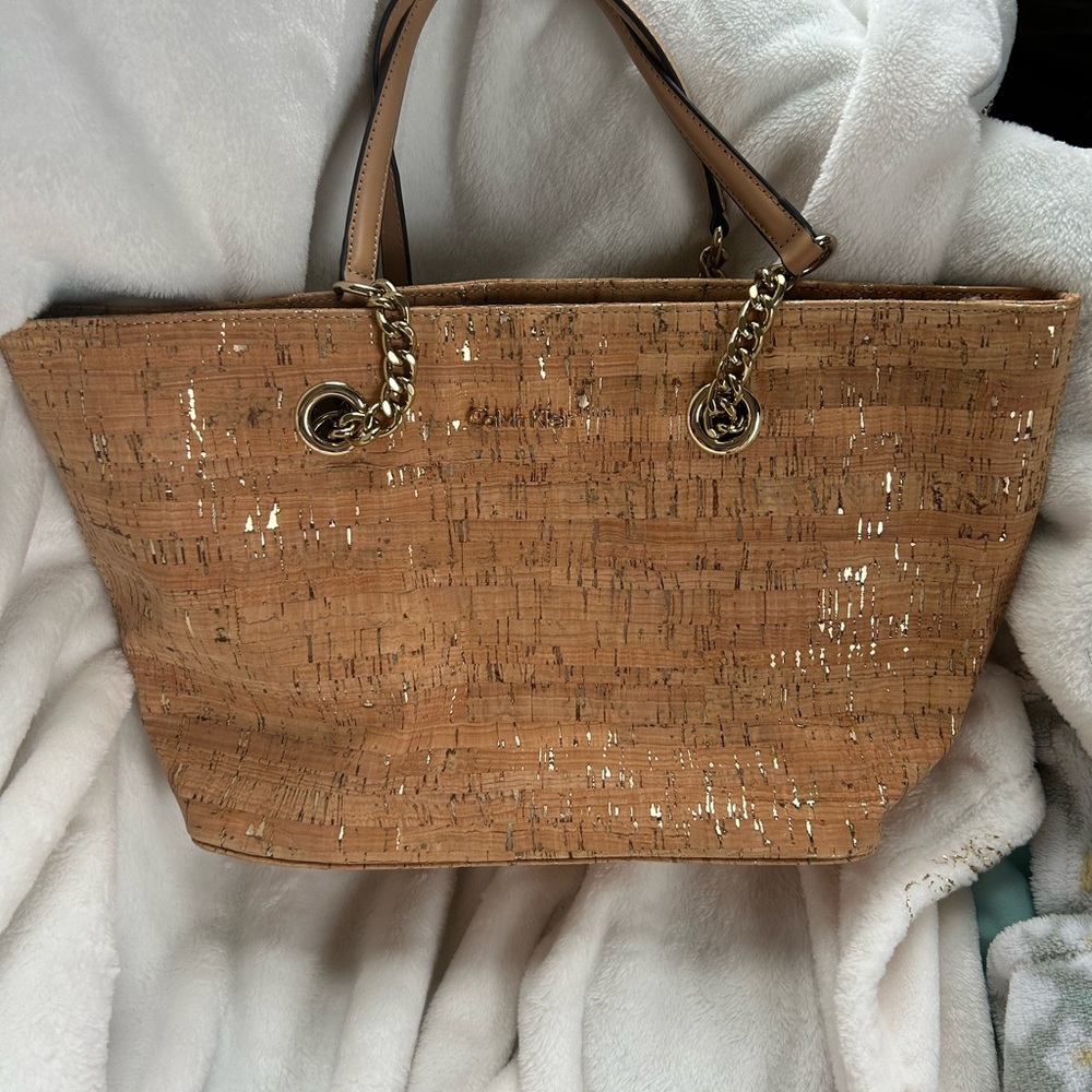 Calvin Klein cork purse.